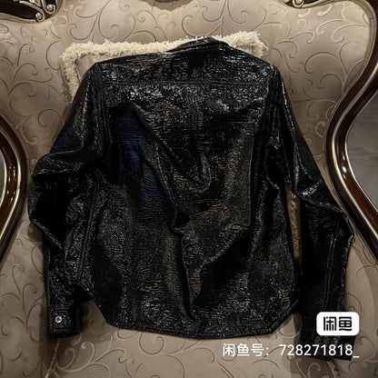 Rick Owens Coated Shirt Jacket