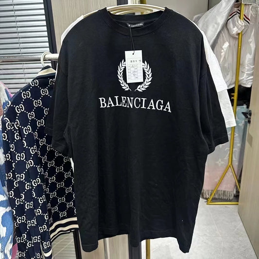 Balenciaga wheat ear short sleeved shirt