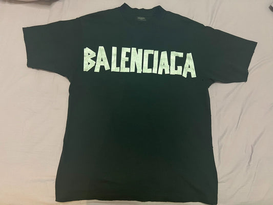 Balenciaga popular short sleeved adhesive tape