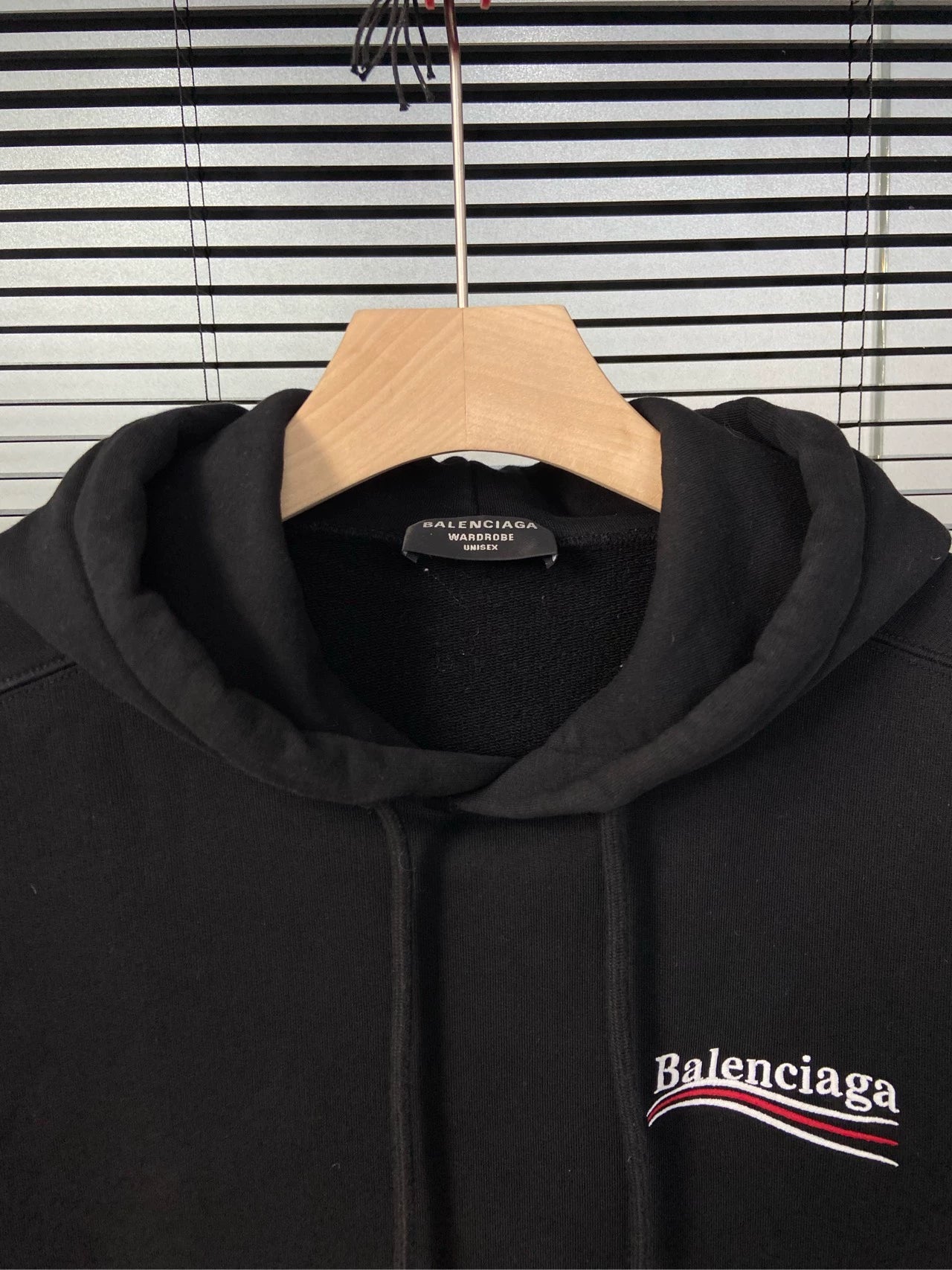 Balenciaga Cola Wave Embroidered Hoodie