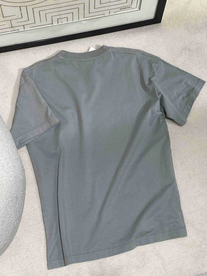 Balenciaga light gray short sleeved shirt