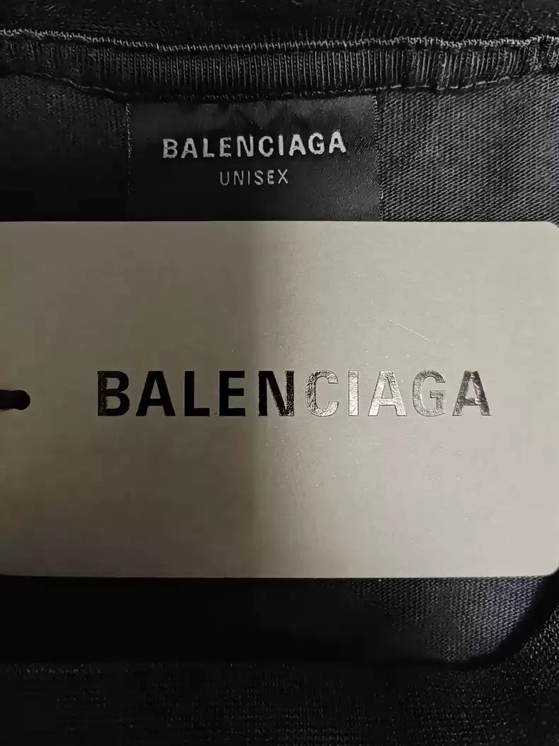 Balenciaga 24 i love pairs letter short sleeves