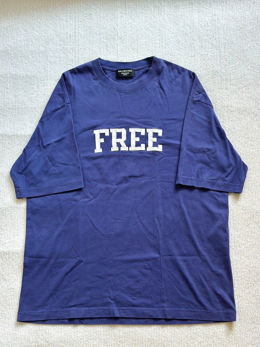 Balenciaga new free letter short sleeved shirt