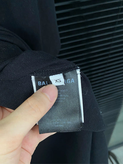 Balenciaga Band Model Black Short Sleeve