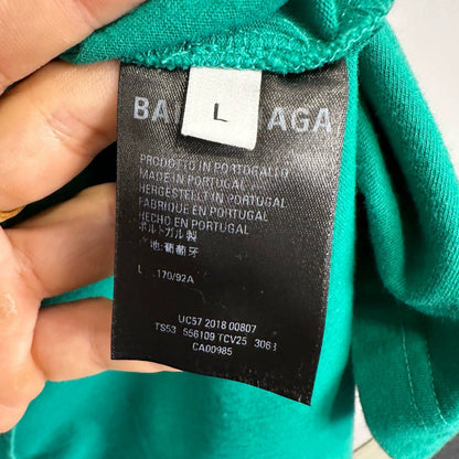 Balenciaga Balenciaga Lake Green Wheat Ears Short Sleeves