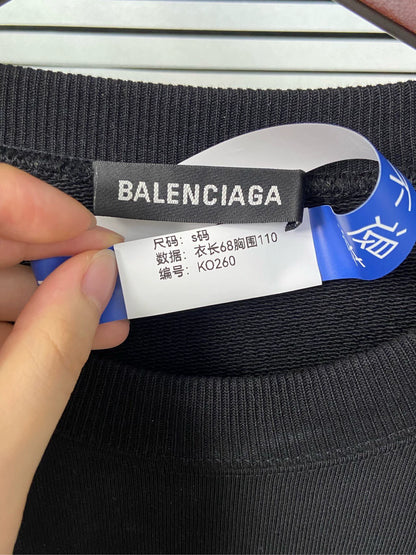 Balenciaga Mastercard Black Hoodie