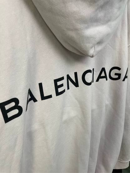 Balenciaga Back Letter Logo Loose Hoodie