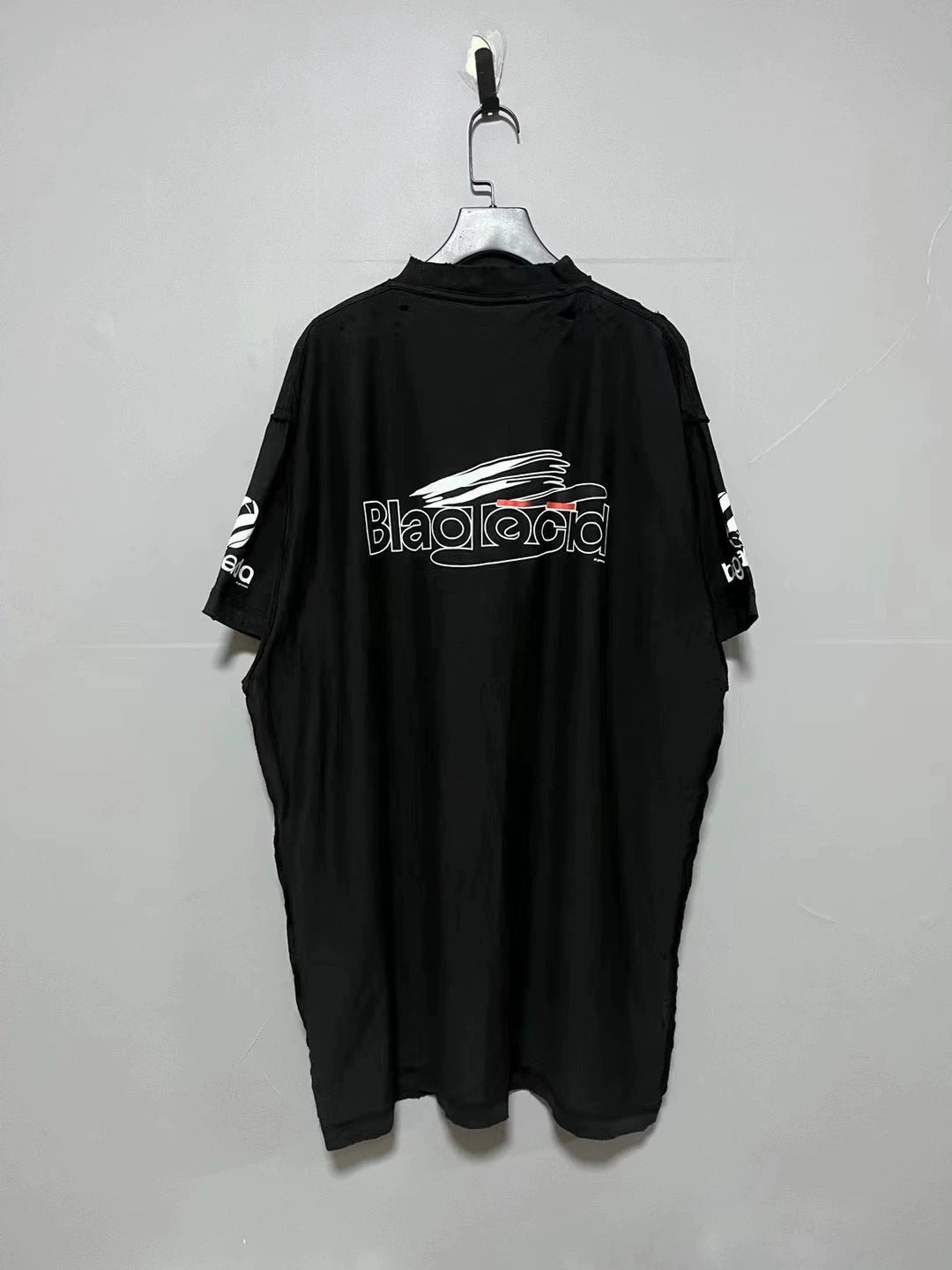 Balenciaga new AI generated logo short sleeved shirt