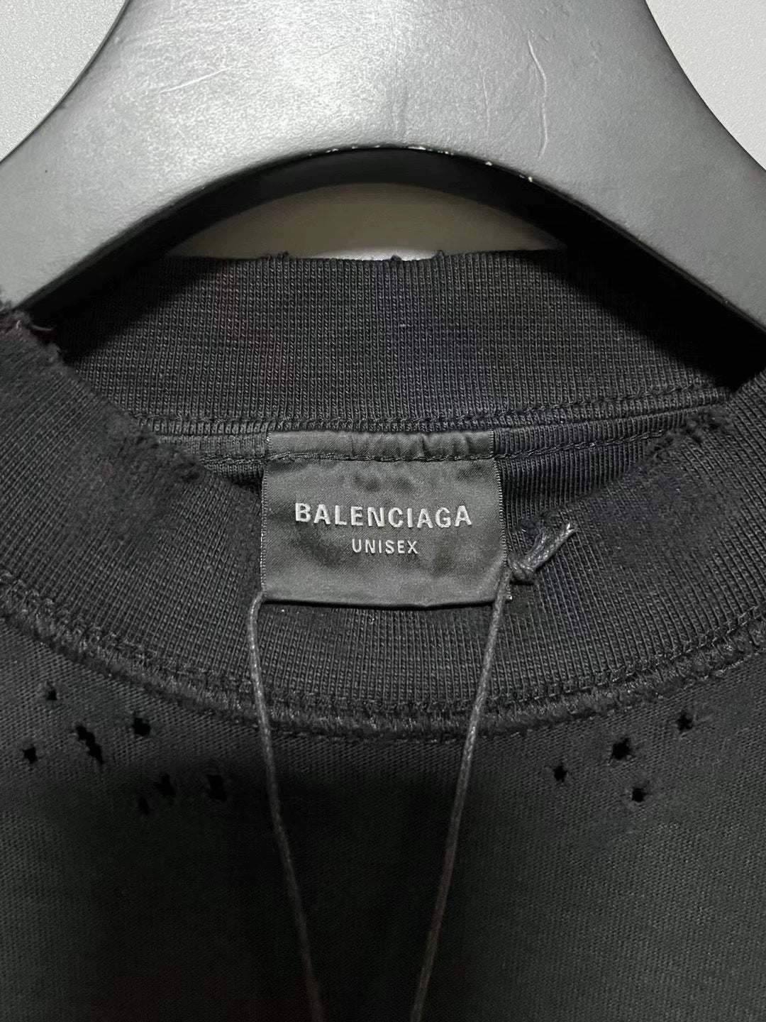 Balenciaga new AI generated logo short sleeved shirt