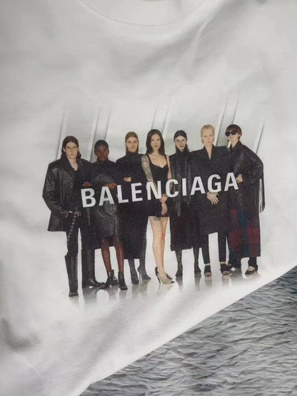 Balenciaga Band Short sleeved T-shirt