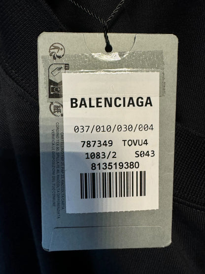 Balenciaga Autumn 24fall Black 3B Mud Stained Short Sleeve