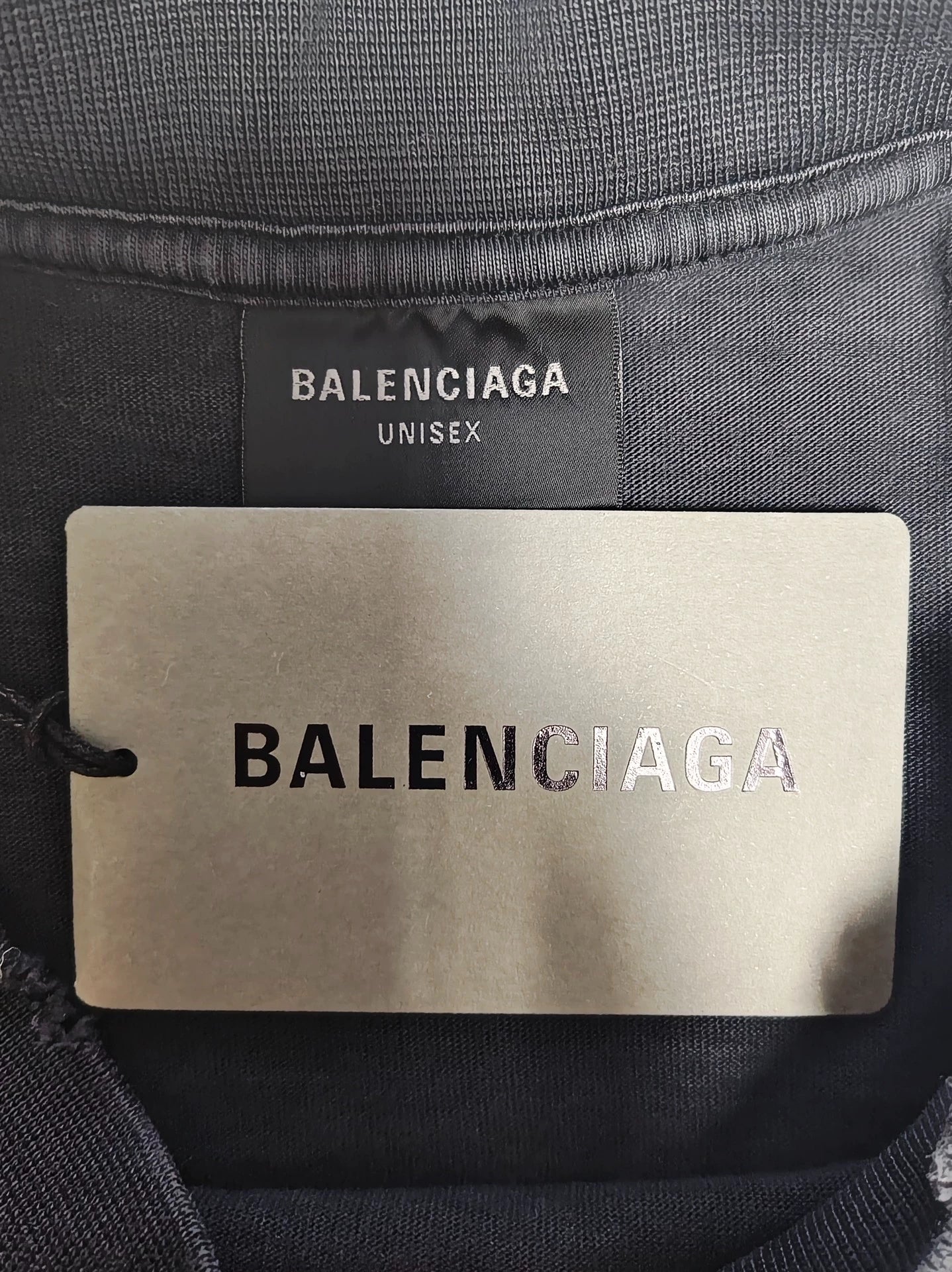 Balenciaga 23SS Adhesive Tape TAPE TYPE Pattern Paper Series Logo Short Sleeve