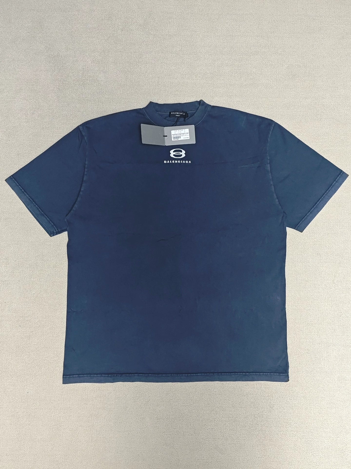 Balenciaga 23ss Double Loop Oakley Vintage Short Sleeve T-shirt