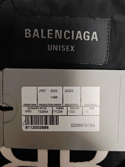 Balenciaga 23fall Be Different Double B Hooded Jacket