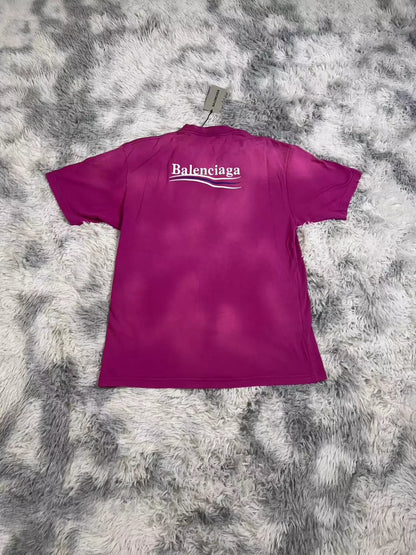 Balenciaga Embroidered Wave Short Sleeve