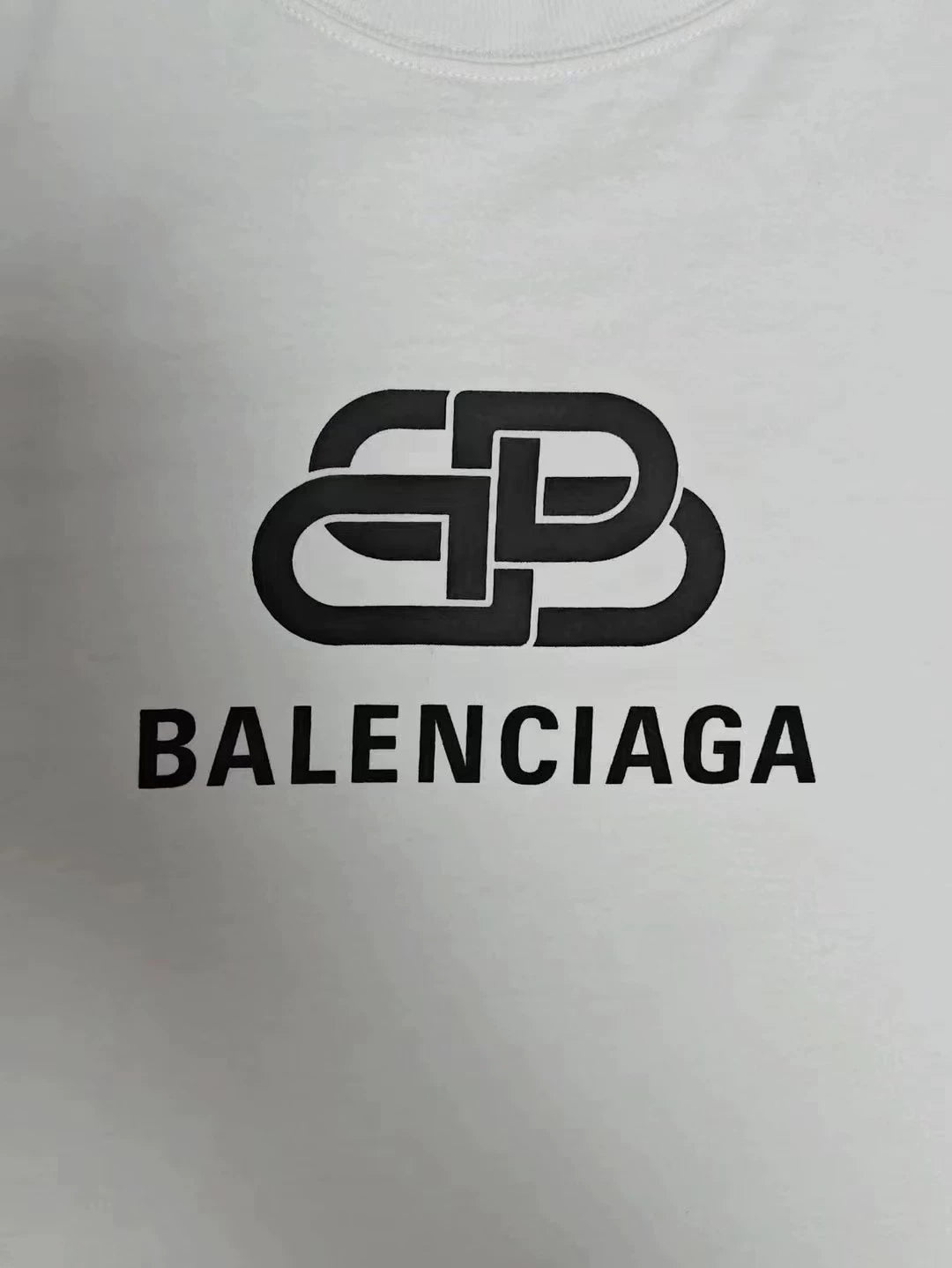 Balenciaga Lock Logo Short Sleeve T-shirt