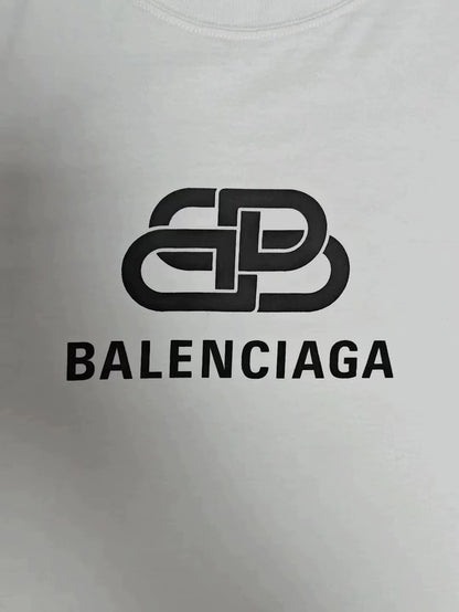 Balenciaga Lock Logo Short Sleeve T-shirt