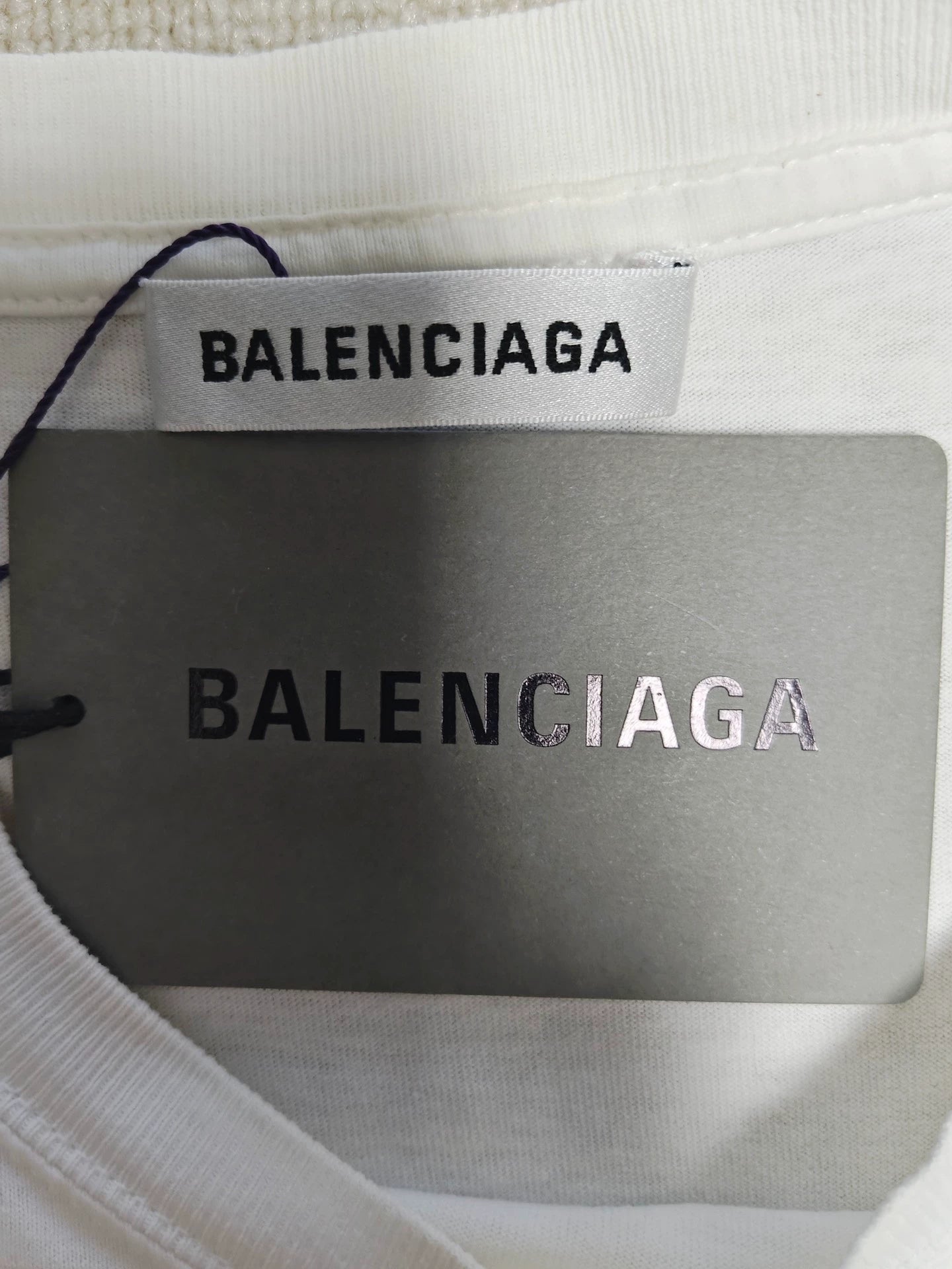 Balenciaga Lock Logo Short Sleeve T-shirt