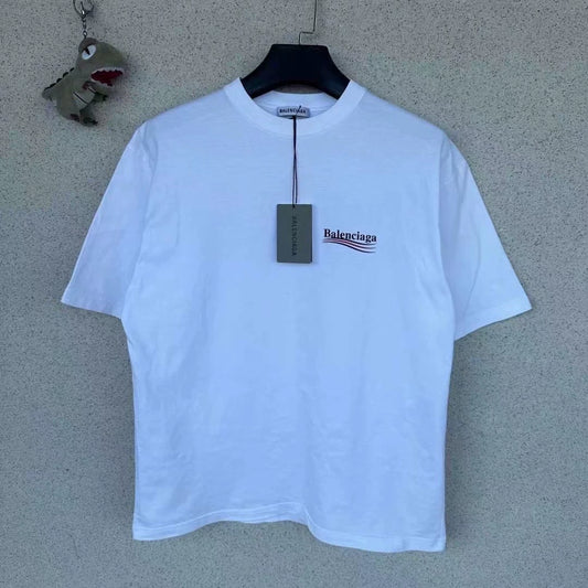 Balenciaga white cola short sleeved shirt