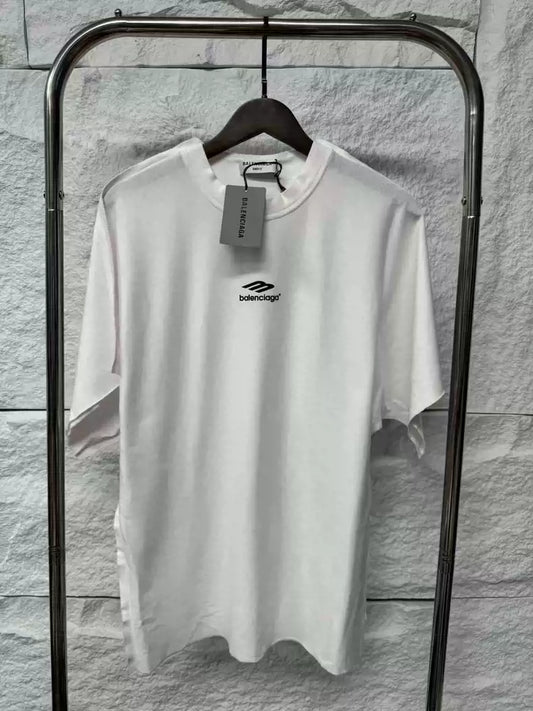 Balenciaga White Chest 3b Short Sleeve