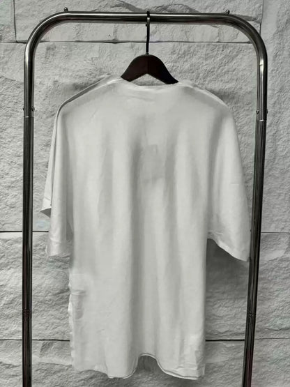 Balenciaga White Chest 3b Short Sleeve