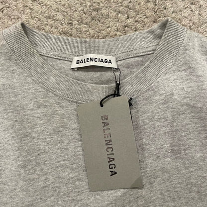 Balenciaga Grey Email Logo Short Sleeve