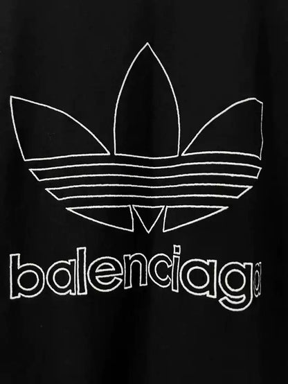 Balenciaga adidas Embroidered Logo Short Sleeve