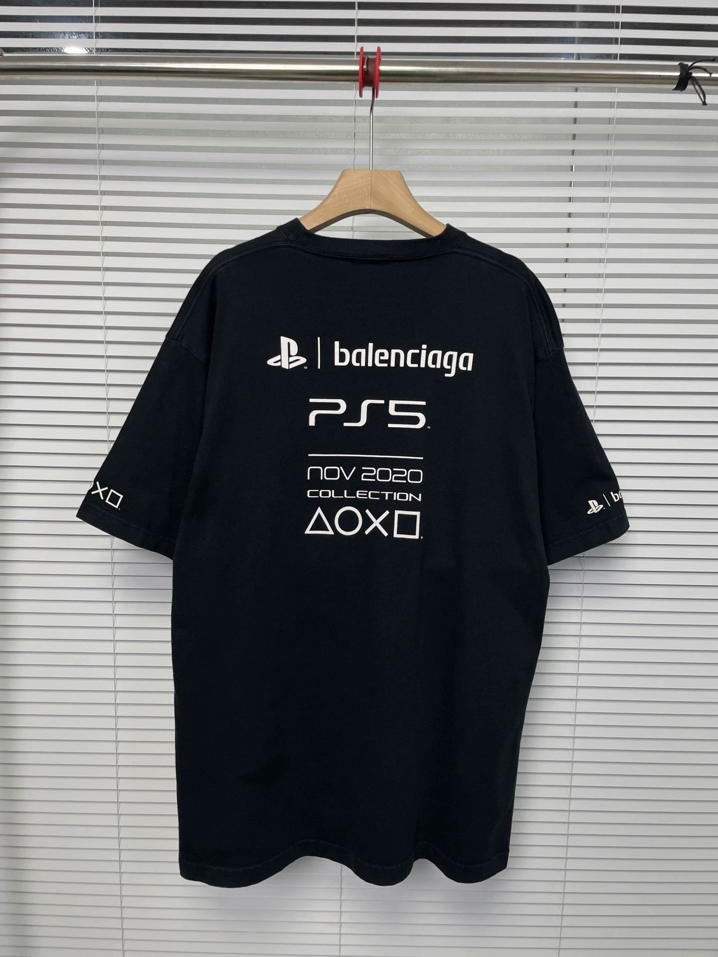 Balenciaga Ps5 Black Short Sleeve