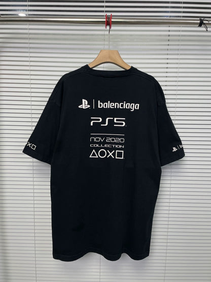 Balenciaga Ps5 Black Short Sleeve