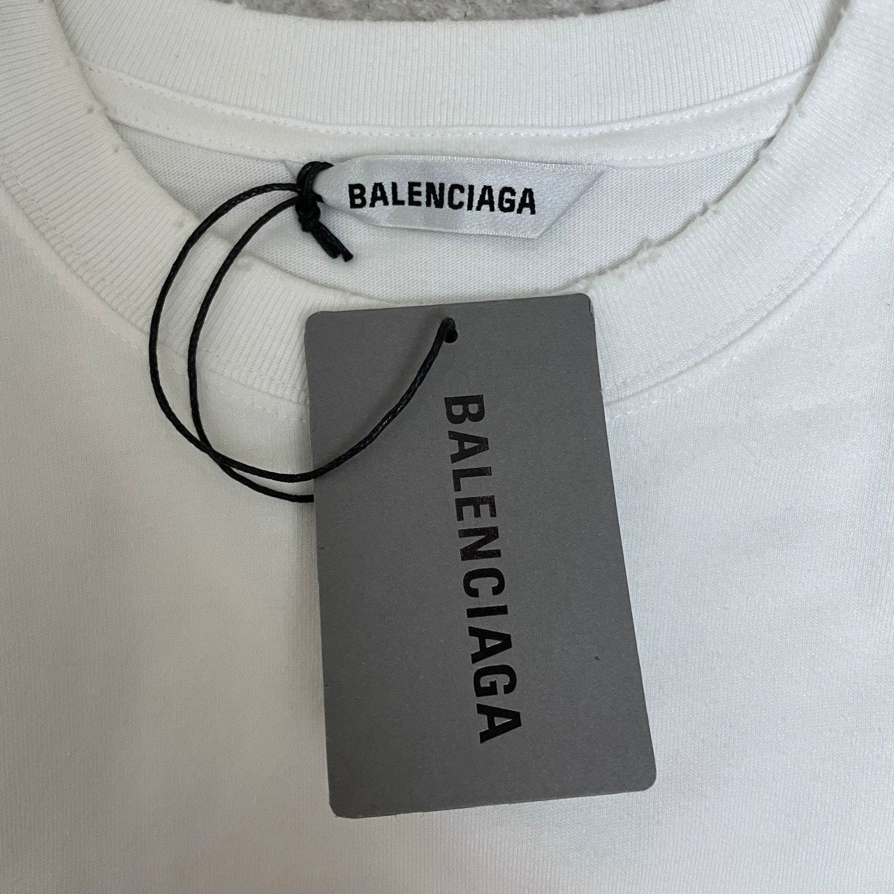 Balenciaga White I Love U Letter Love Short sleeved T-shirt