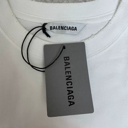 Balenciaga White I Love U Letter Love Short sleeved T-shirt