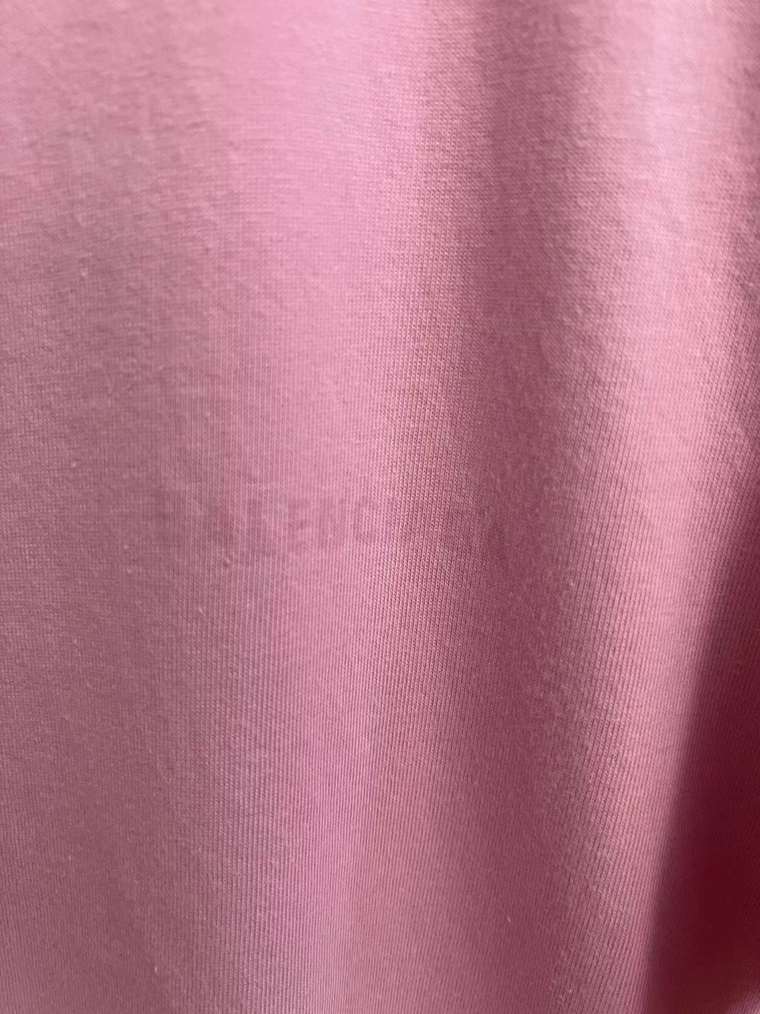 Balenciaga Pink Front and Rear Logo Short Sleeve