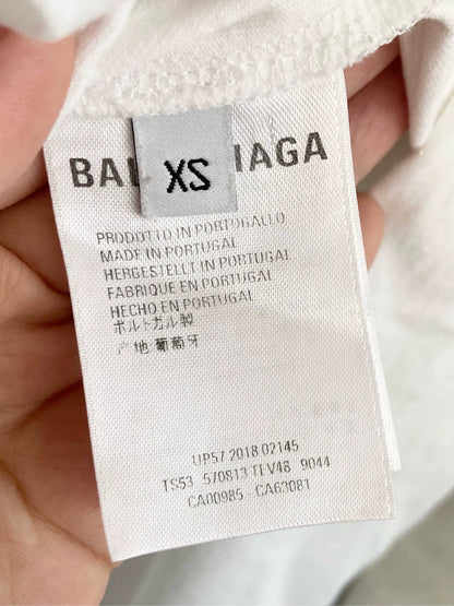 Balenciaga Lock letter short sleeved shirt