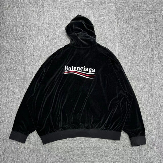 Balenciaga Velvet Wave Hoodie