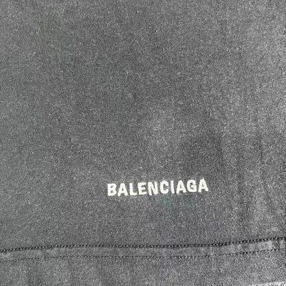 Balenciaga washed short sleeved shirt