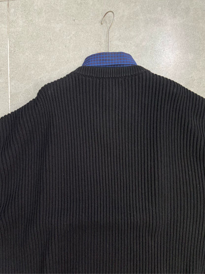 Balenciaga Thick Long Fake Two Piece Splicing Sweater