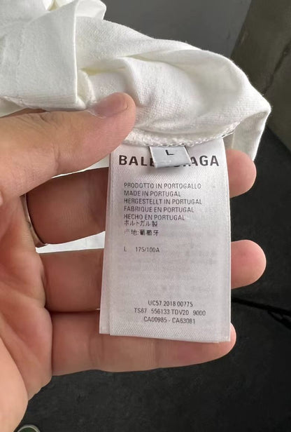 Balenciaga+Love Embroidered Logo Short Sleeve - DMC