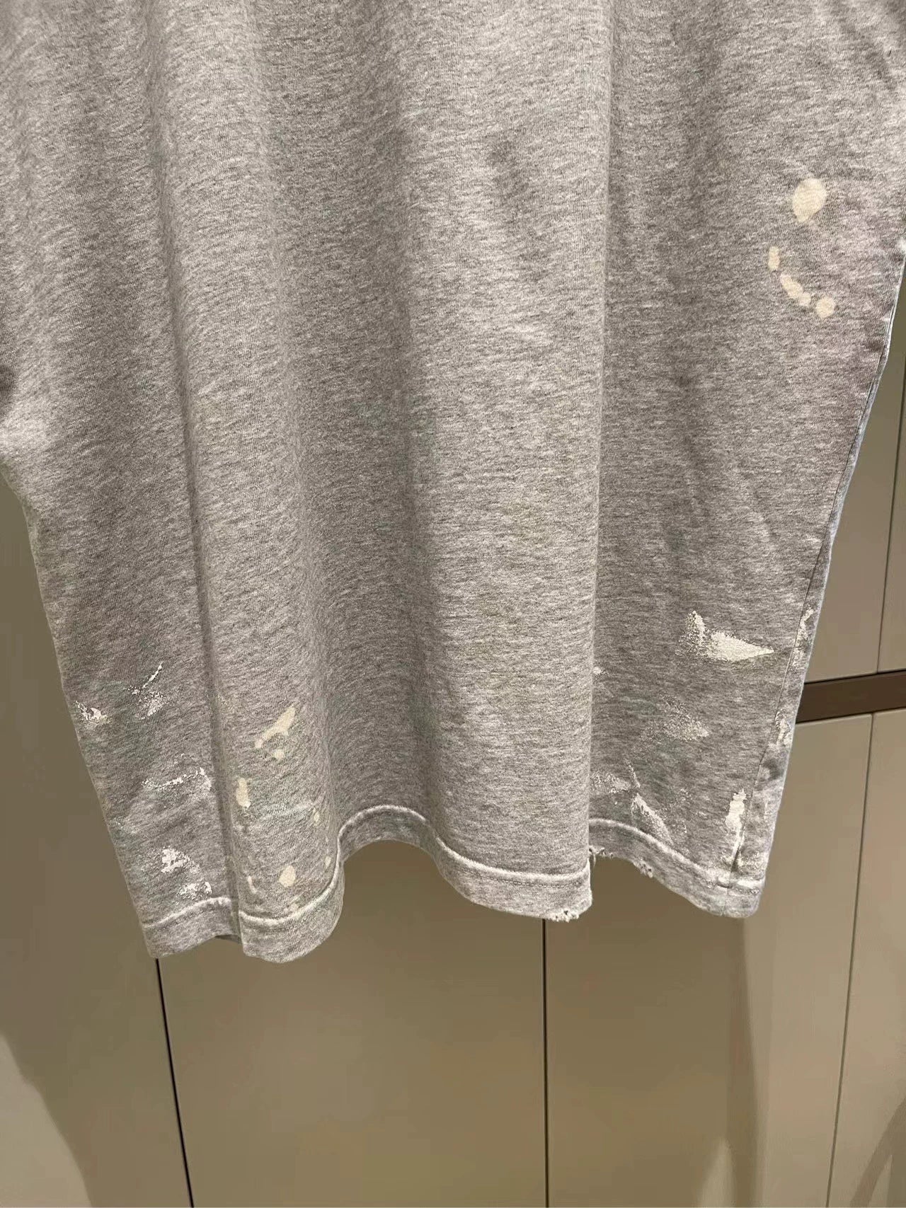 Balenciaga Grey Rainbow Piercing Old Short Sleeve