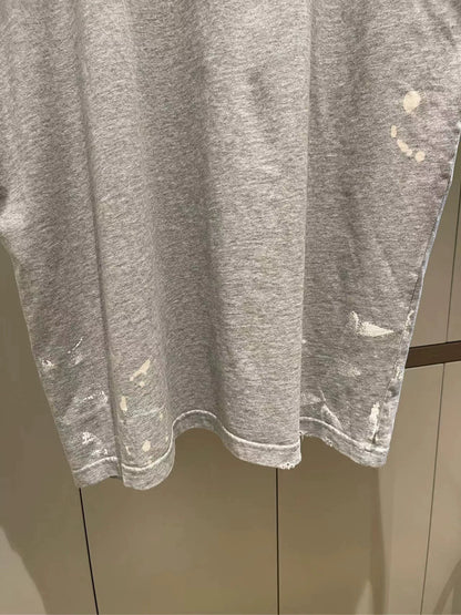 Balenciaga Grey Rainbow Piercing Old Short Sleeve