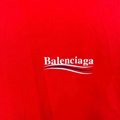 Balenciaga red cola short sleeved shirt