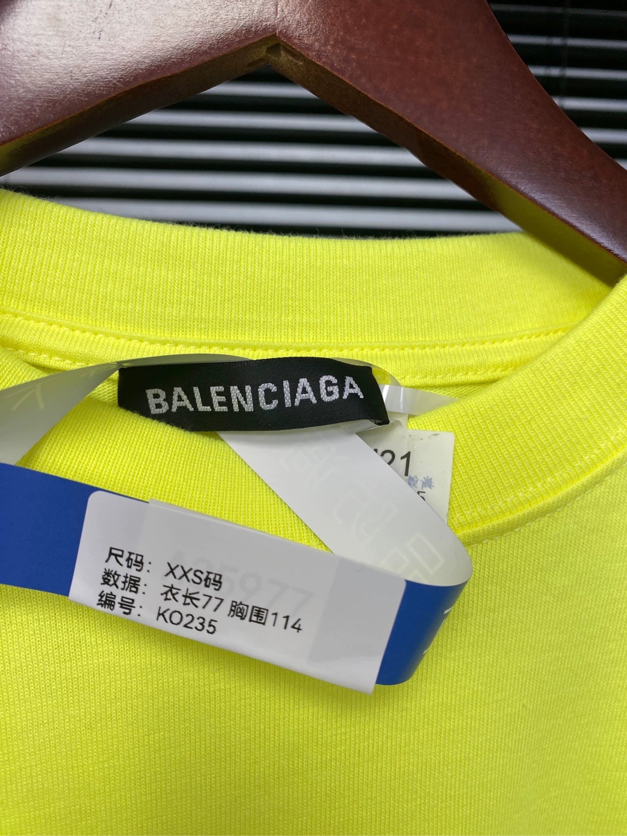 Balenciaga Cola Wave Apple Green Short Sleeve