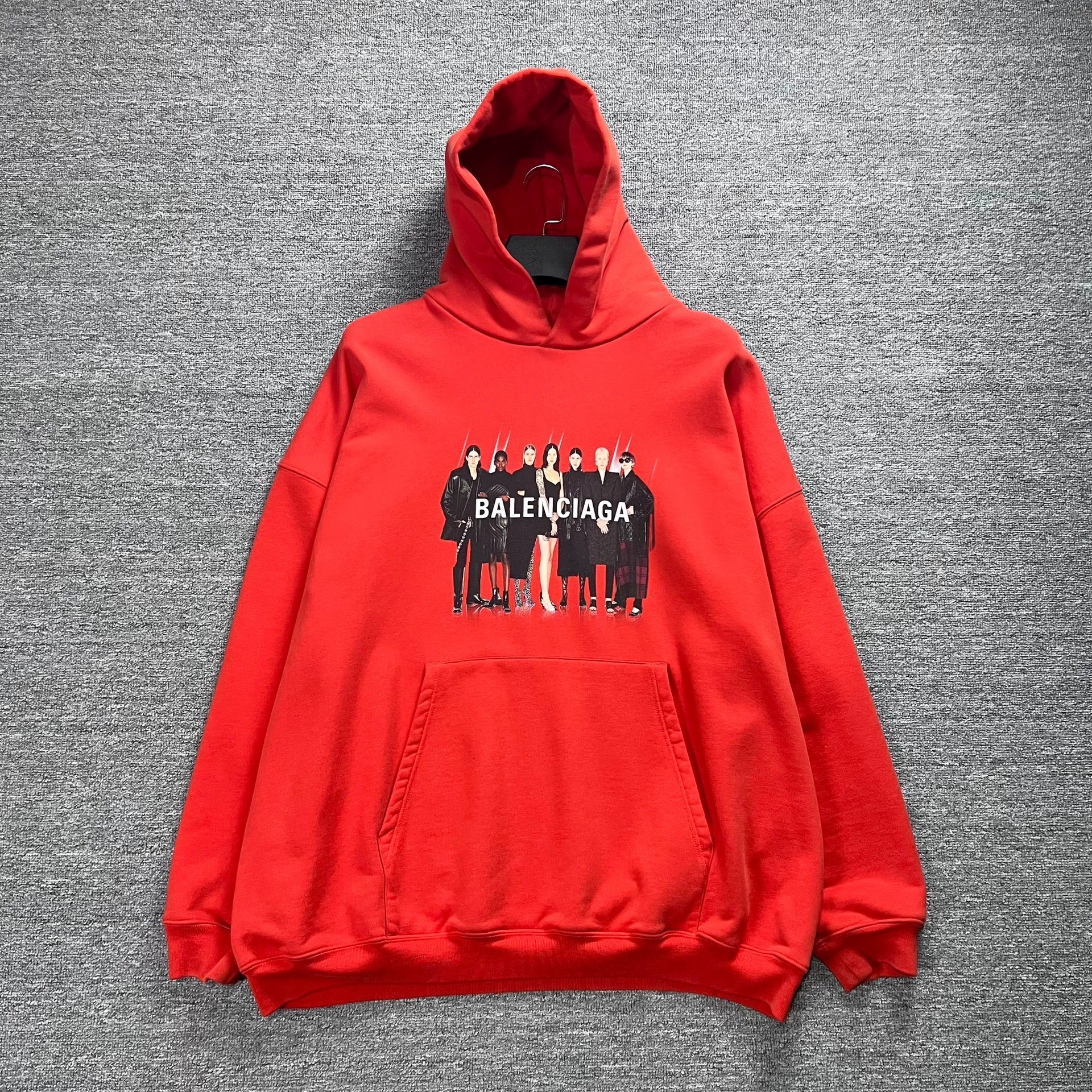 Balenciaga Red Portrait Hoodie