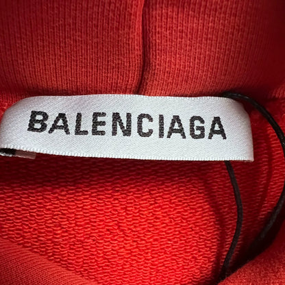 Balenciaga Red Portrait Hoodie