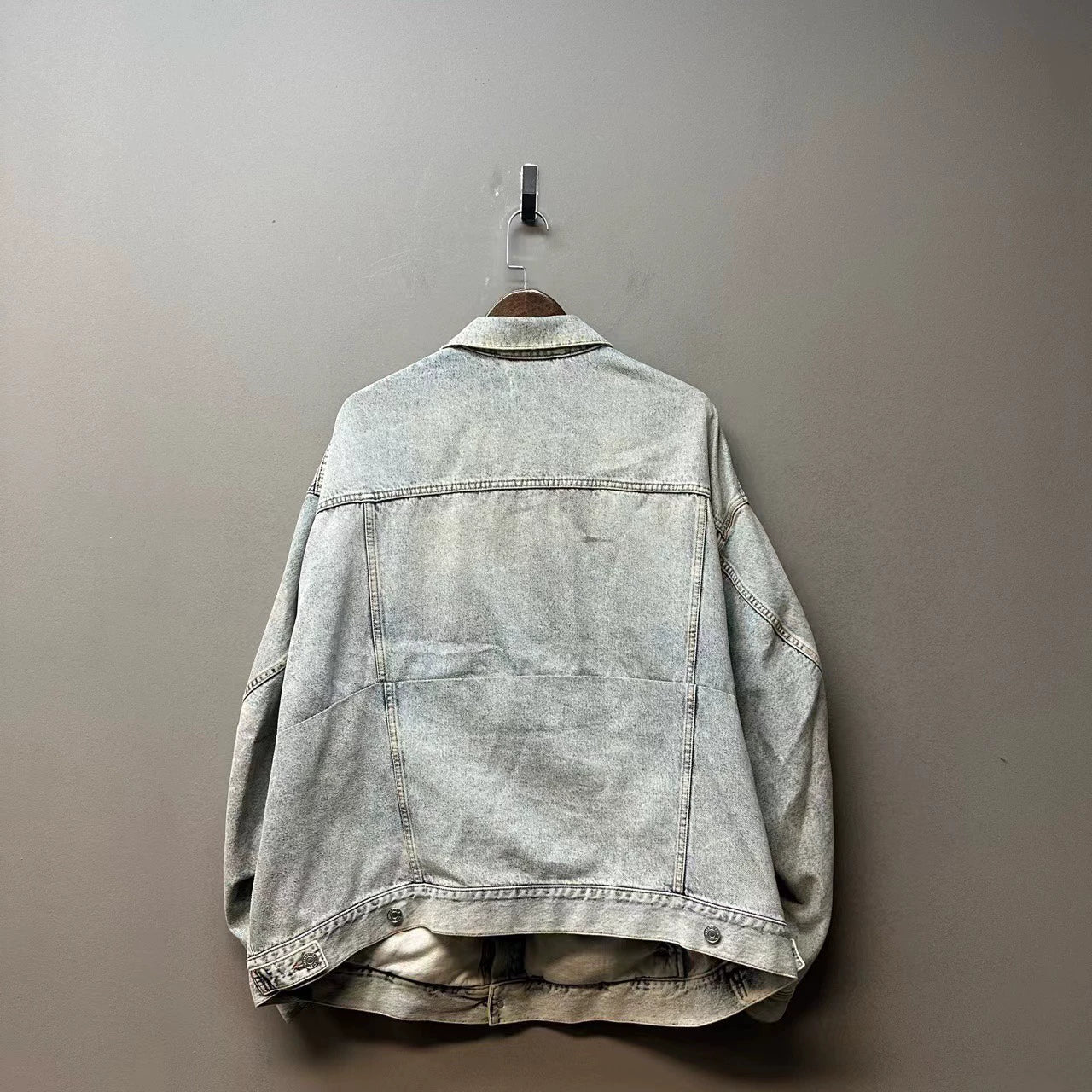 Balenciaga Folding Twisted Denim Jacket