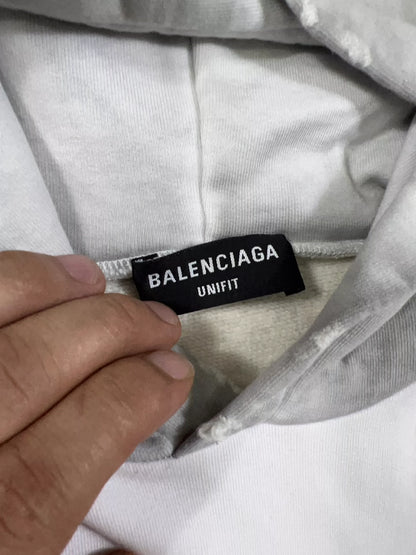 Balenciaga destroys hoodies