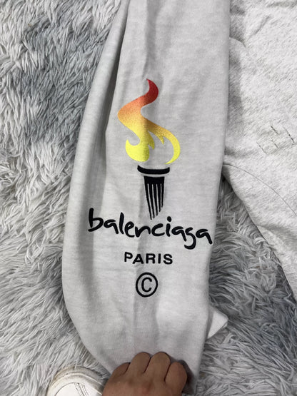 Balenciaga destroys hoodies