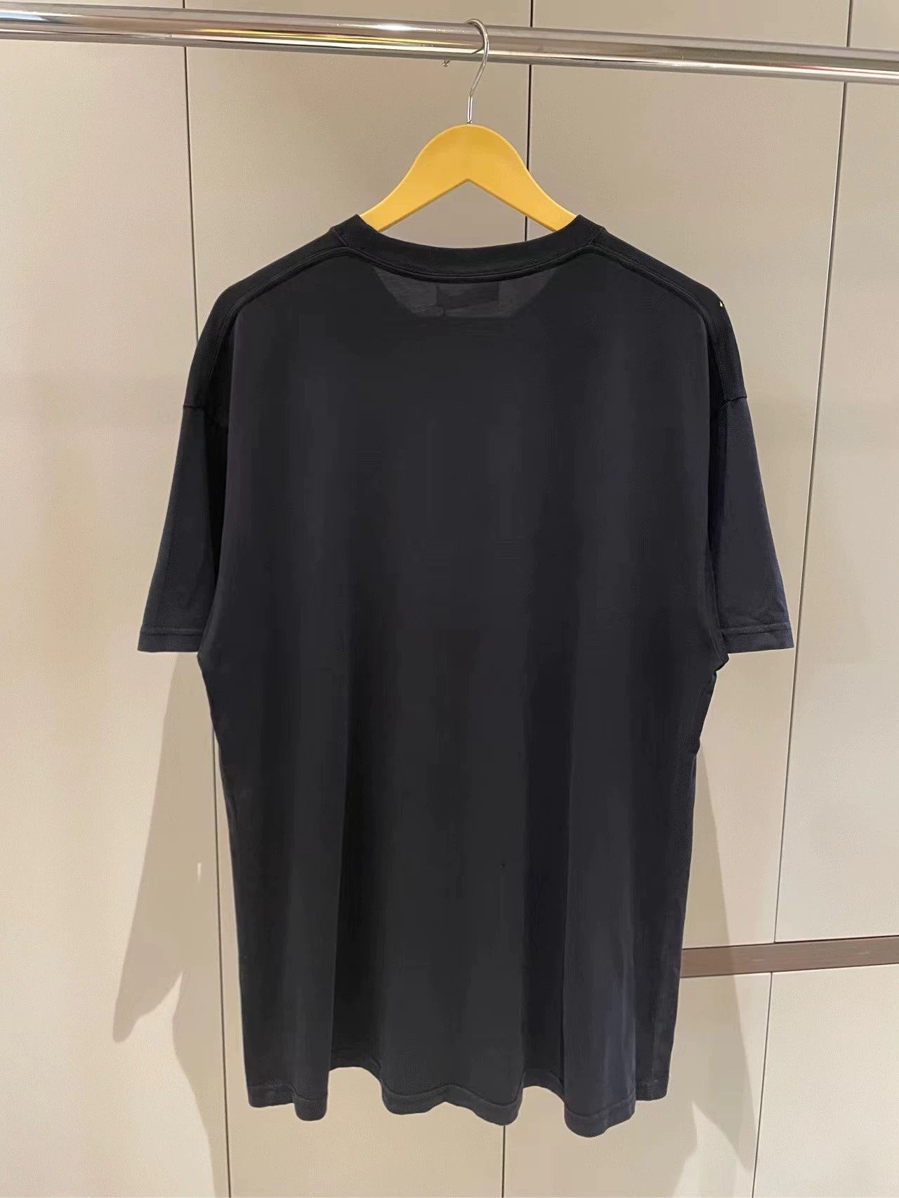 Balenciaga Black Small Logo Short Sleeve