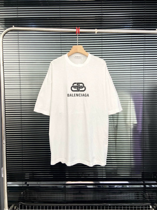 Balenciaga Lock letter short sleeved shirt