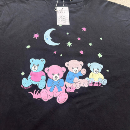 Balenciaga Bear Printed Short Sleeve