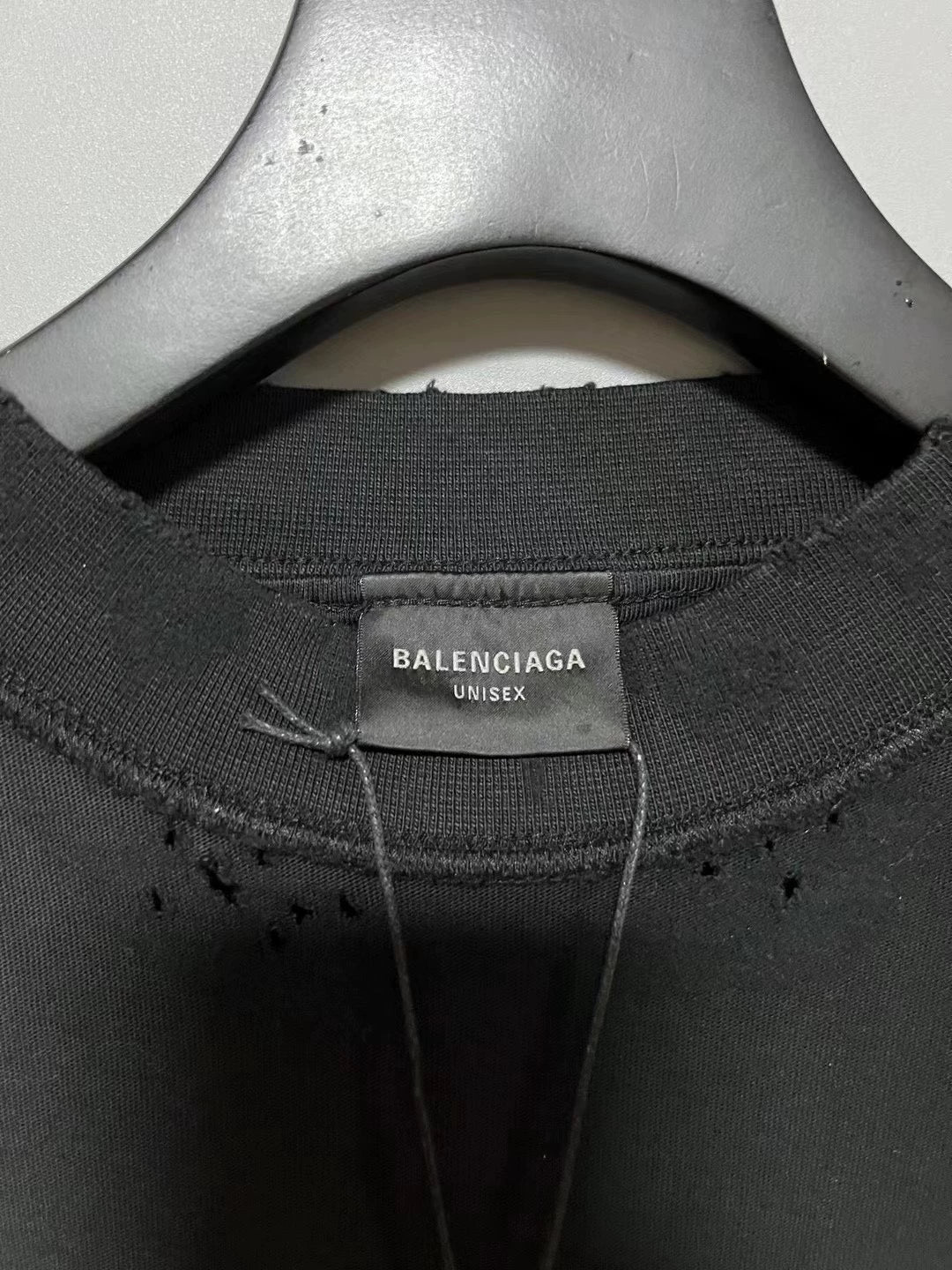 Balenciaga new AI generated logo short sleeved shirt